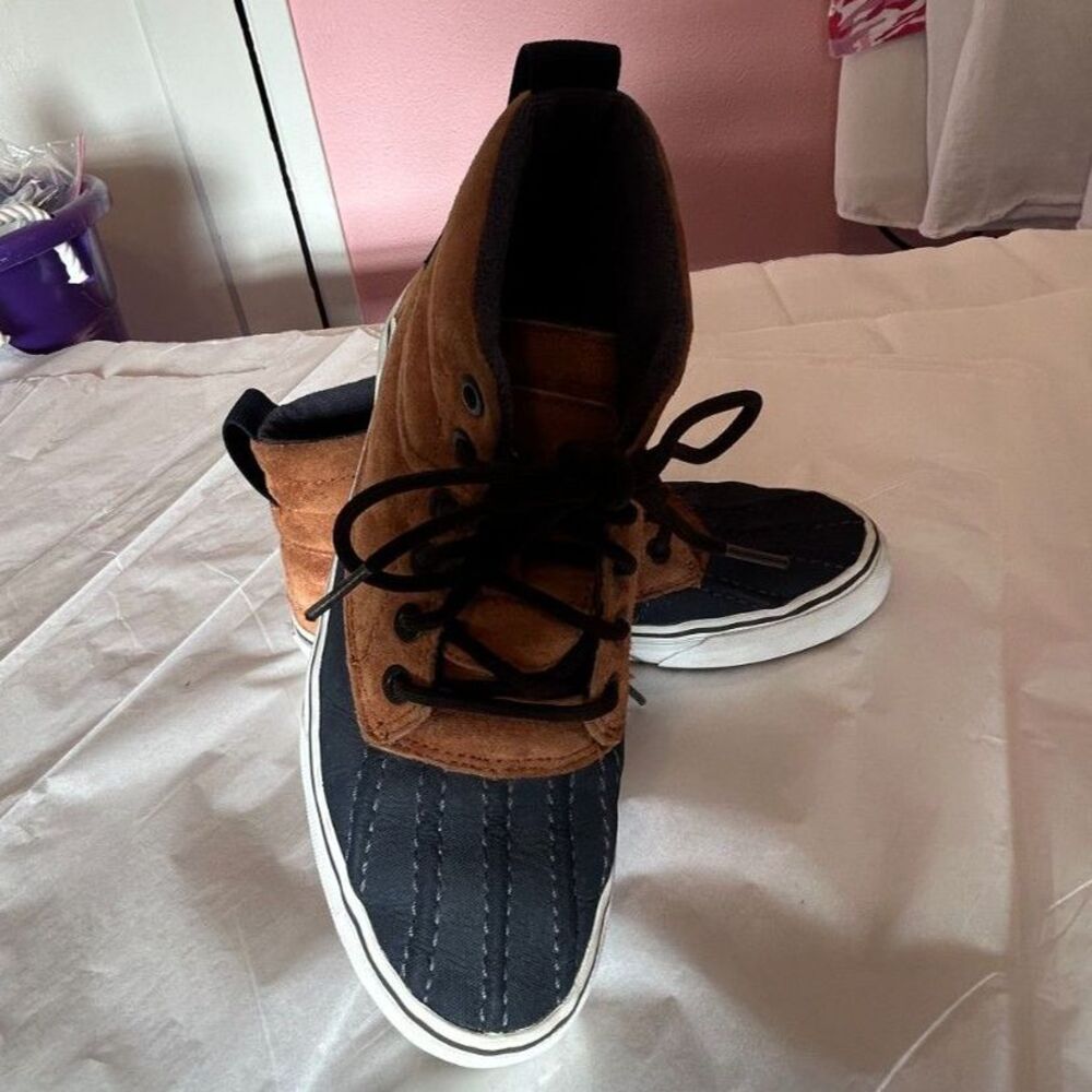 Rare Vans SK8-HI Duck Boots Winter Skateboarding Mens Water Resistant  Size 5.5